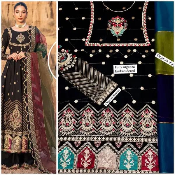 Lawn Suit 3pc Fabric Lawn(unstitched)CL4777