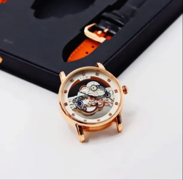 Tomi Face Gear Dual Strap Luxury Business WatchMM4772