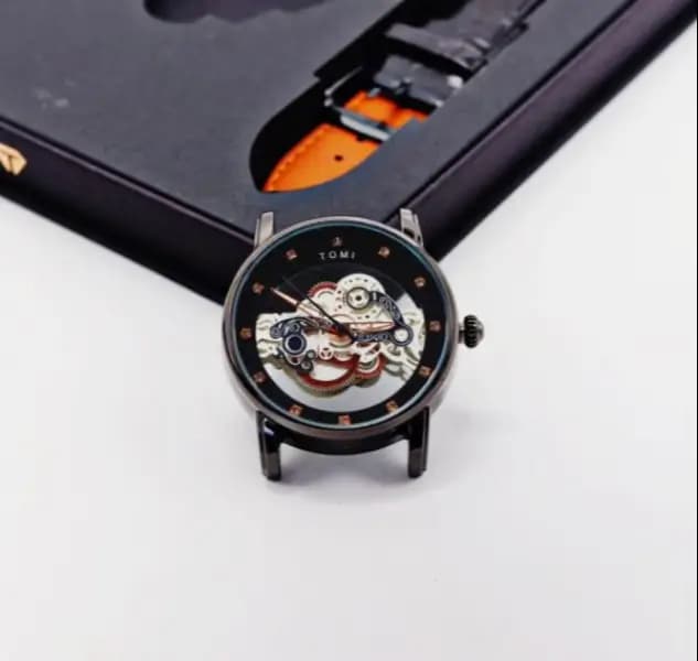 Tomi Face Gear Dual Strap Luxury Business WatchMM4772