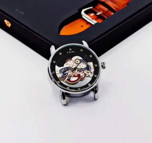 Tomi Face Gear Dual Strap Luxury Business WatchMM4772
